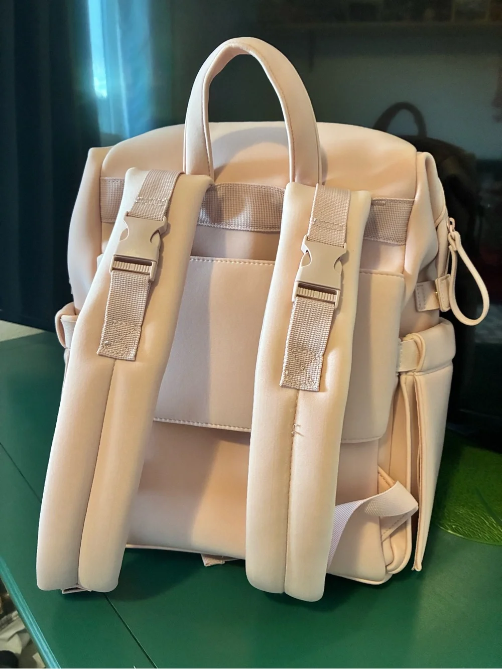 cloud island Blush Pink Boxy Diaper Backpack
